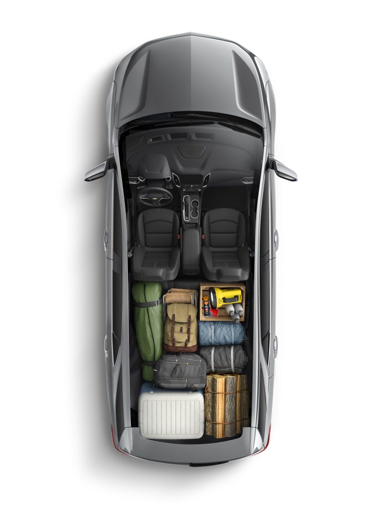 Cargo Space View of the 2024 Chevrolet Equinox in Baltimore Maryland