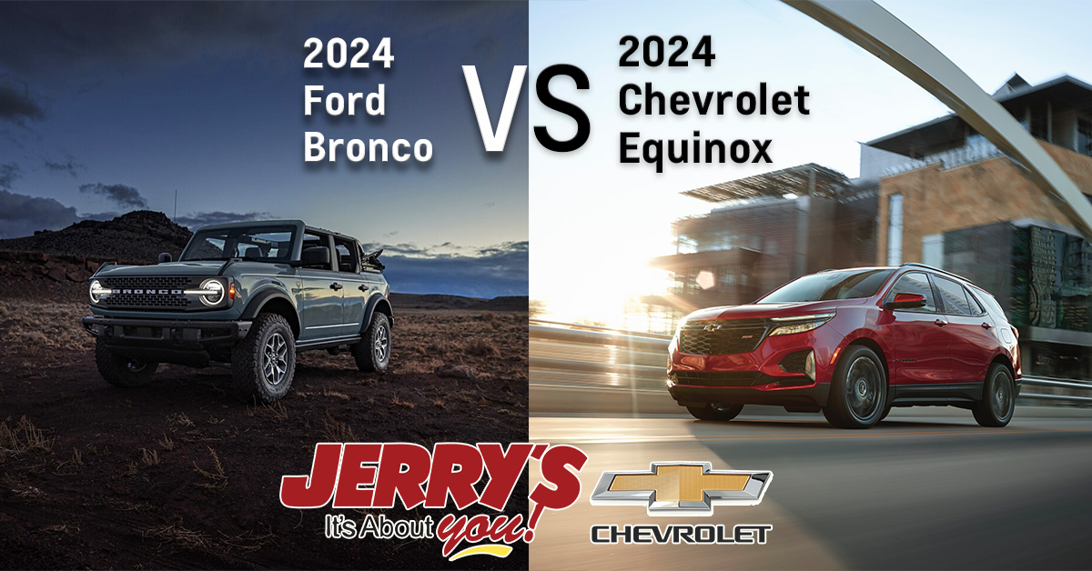 Ford Bronco with a Chevrolet Equinox