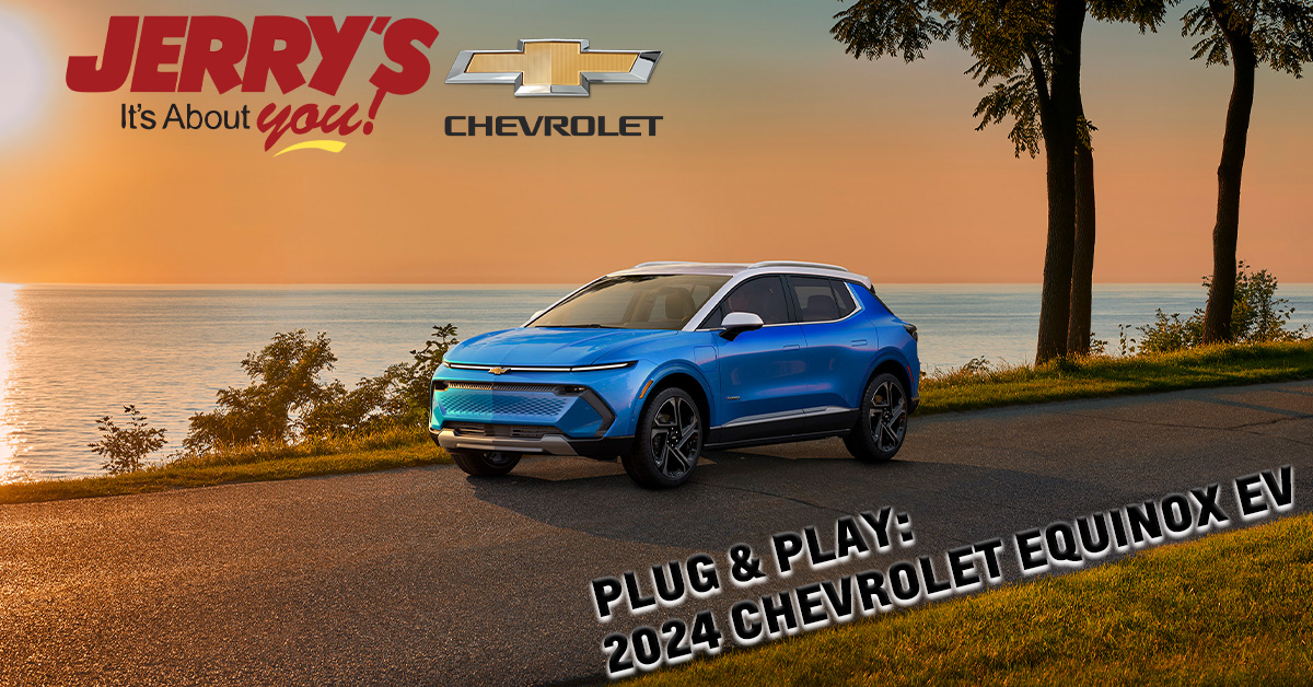 2024 Chevrolet Equinox EV in the sunset