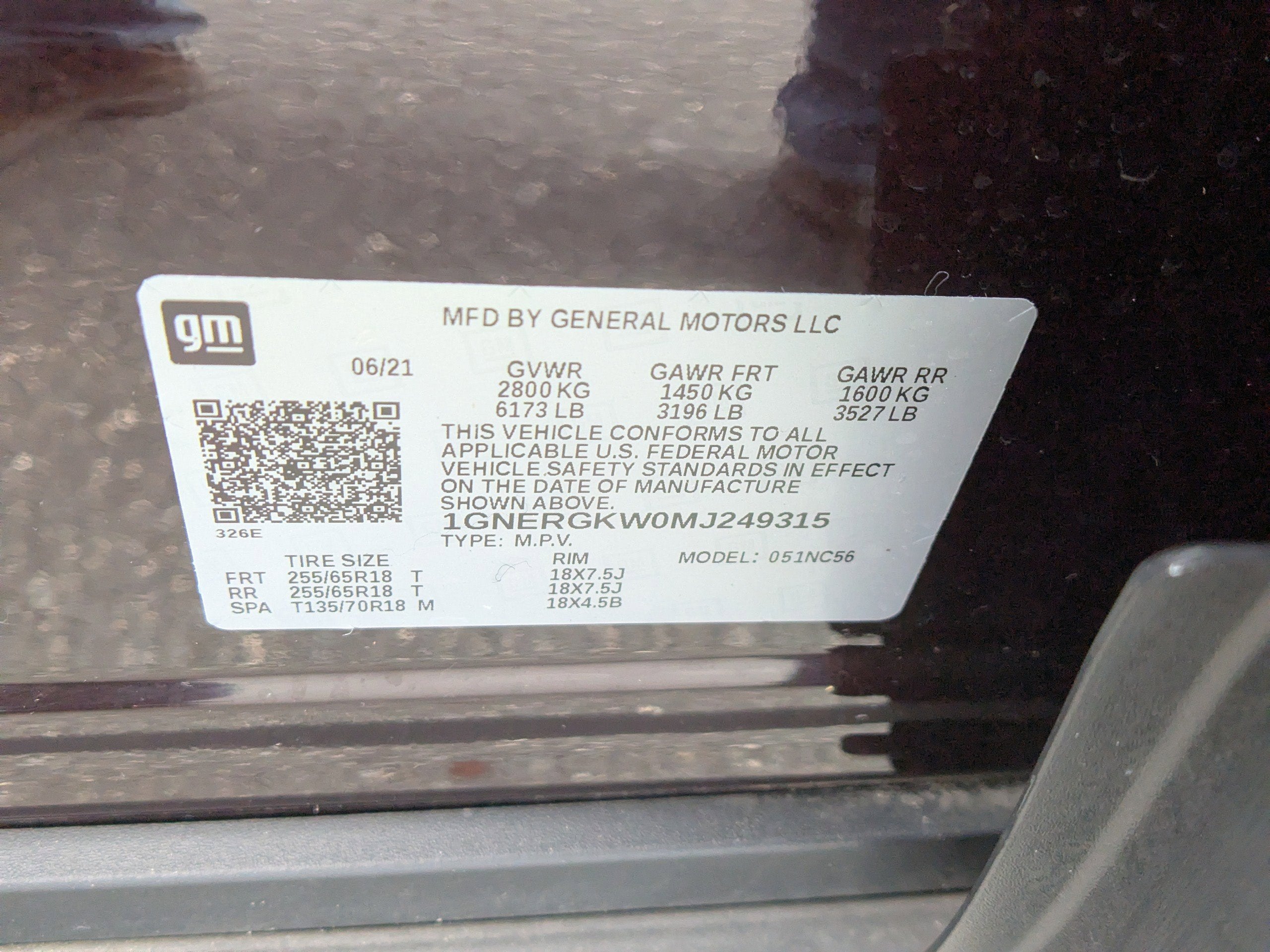 2021 Chevrolet Traverse LT Cloth