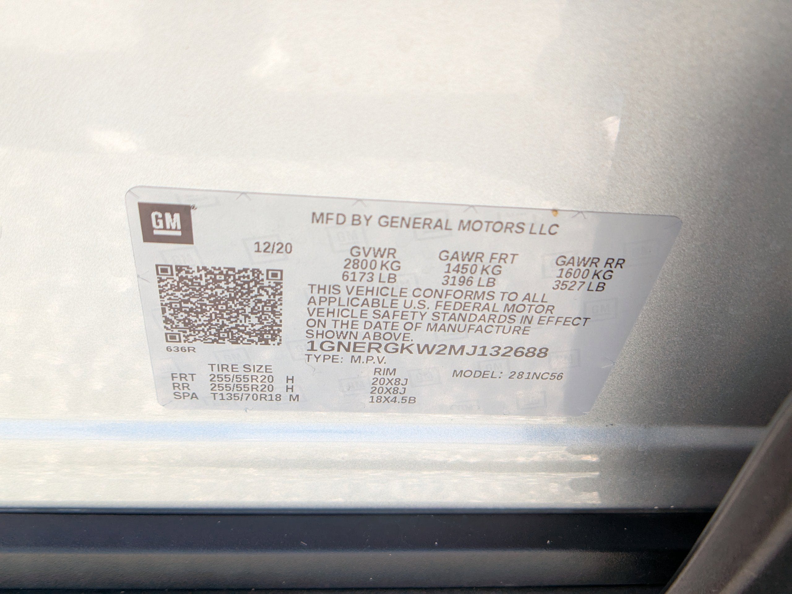 2021 Chevrolet Traverse LT Cloth