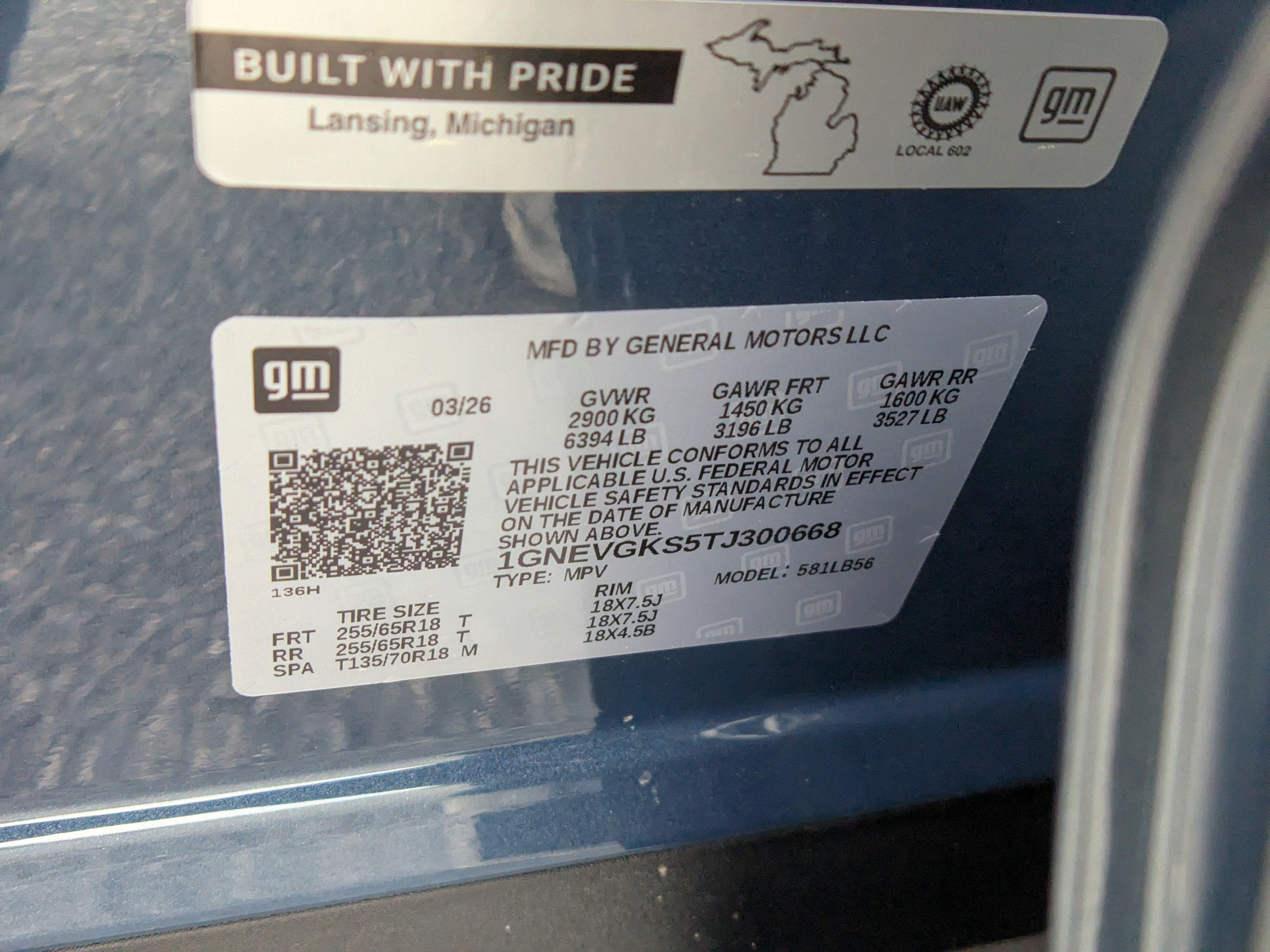 2026 Chevrolet Traverse LT