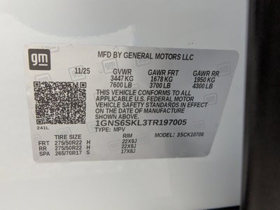 2026 Chevrolet Tahoe Premier