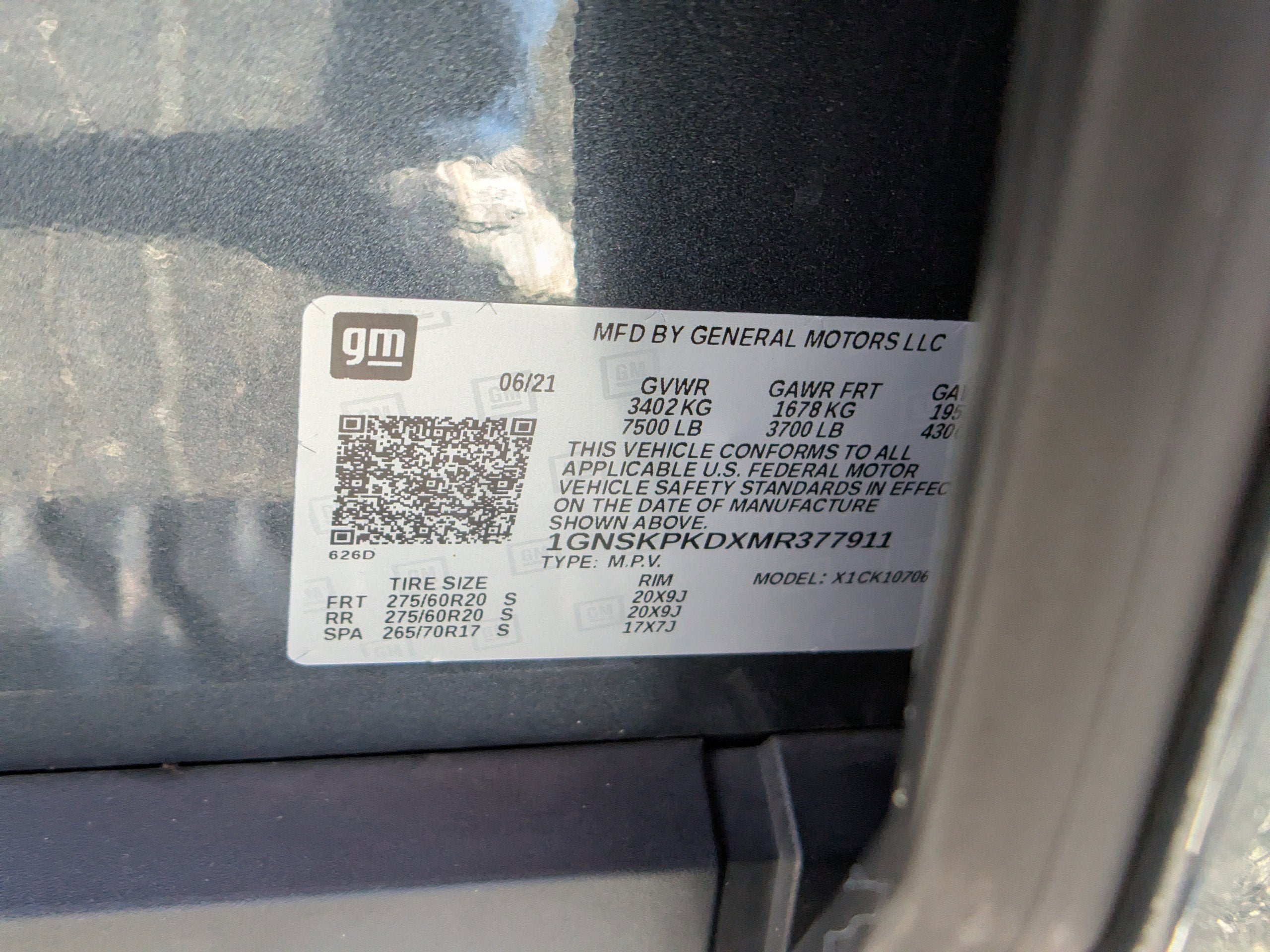 2021 Chevrolet Tahoe Z71