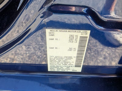 2020 Nissan Altima 2.5 S