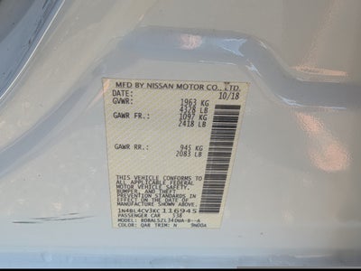 2019 Nissan Altima 2.5 SR