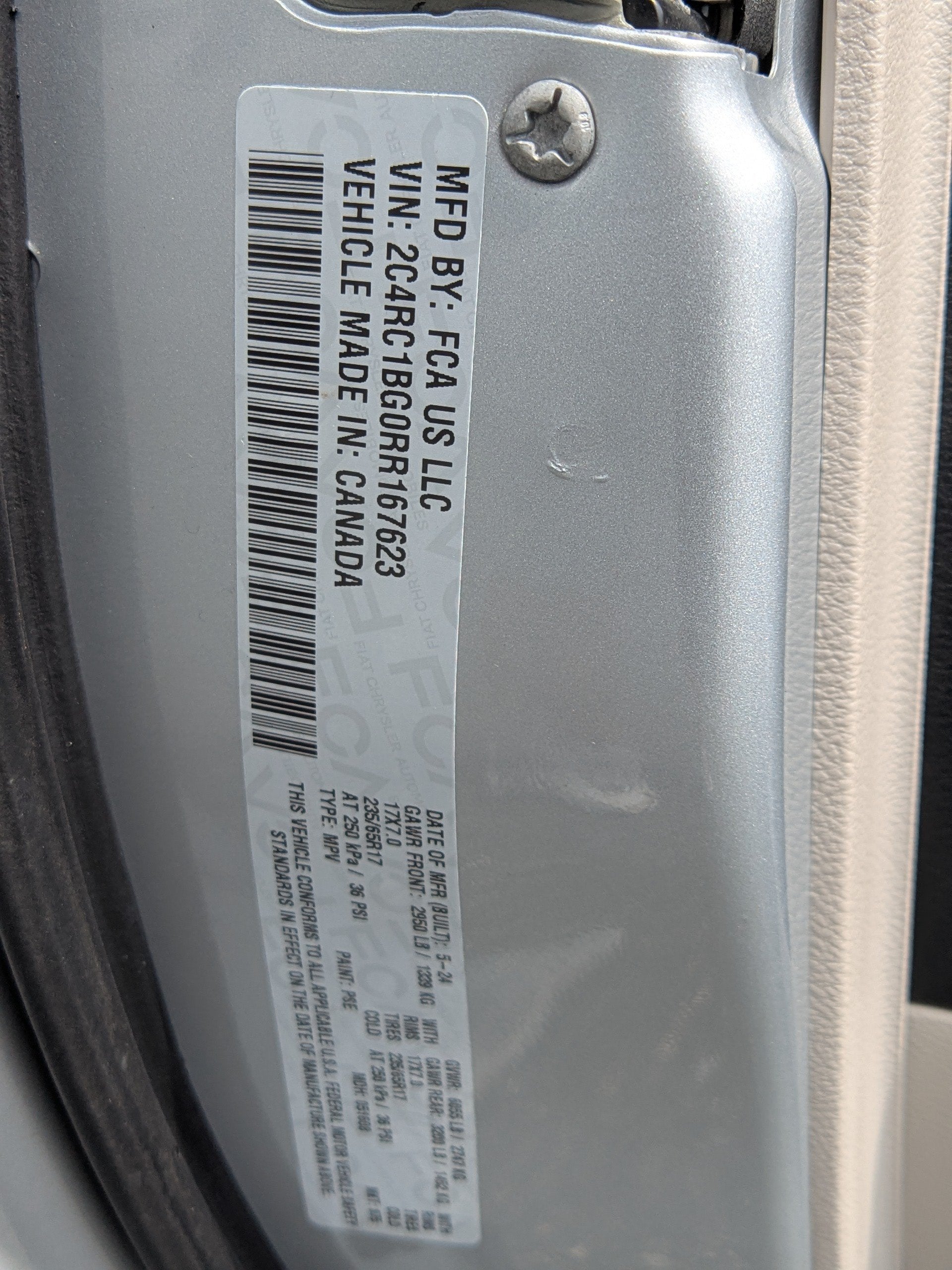 2024 Chrysler Pacifica Touring L