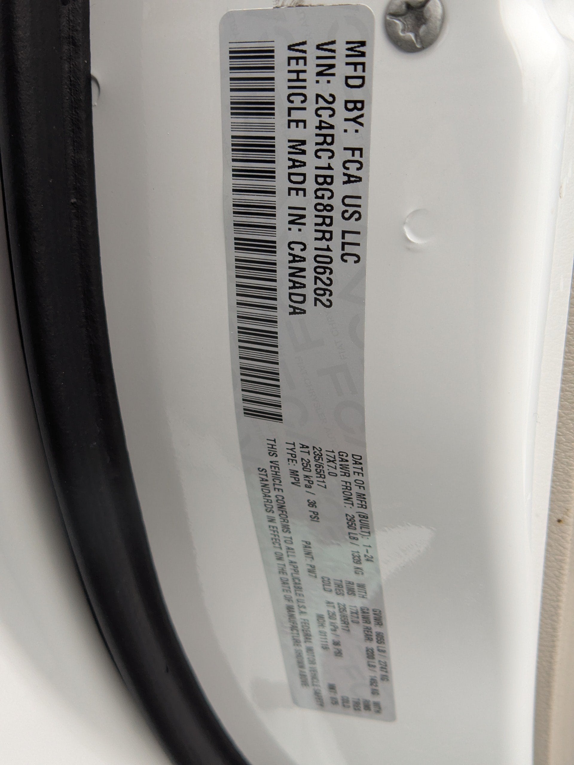 2024 Chrysler Pacifica Touring L