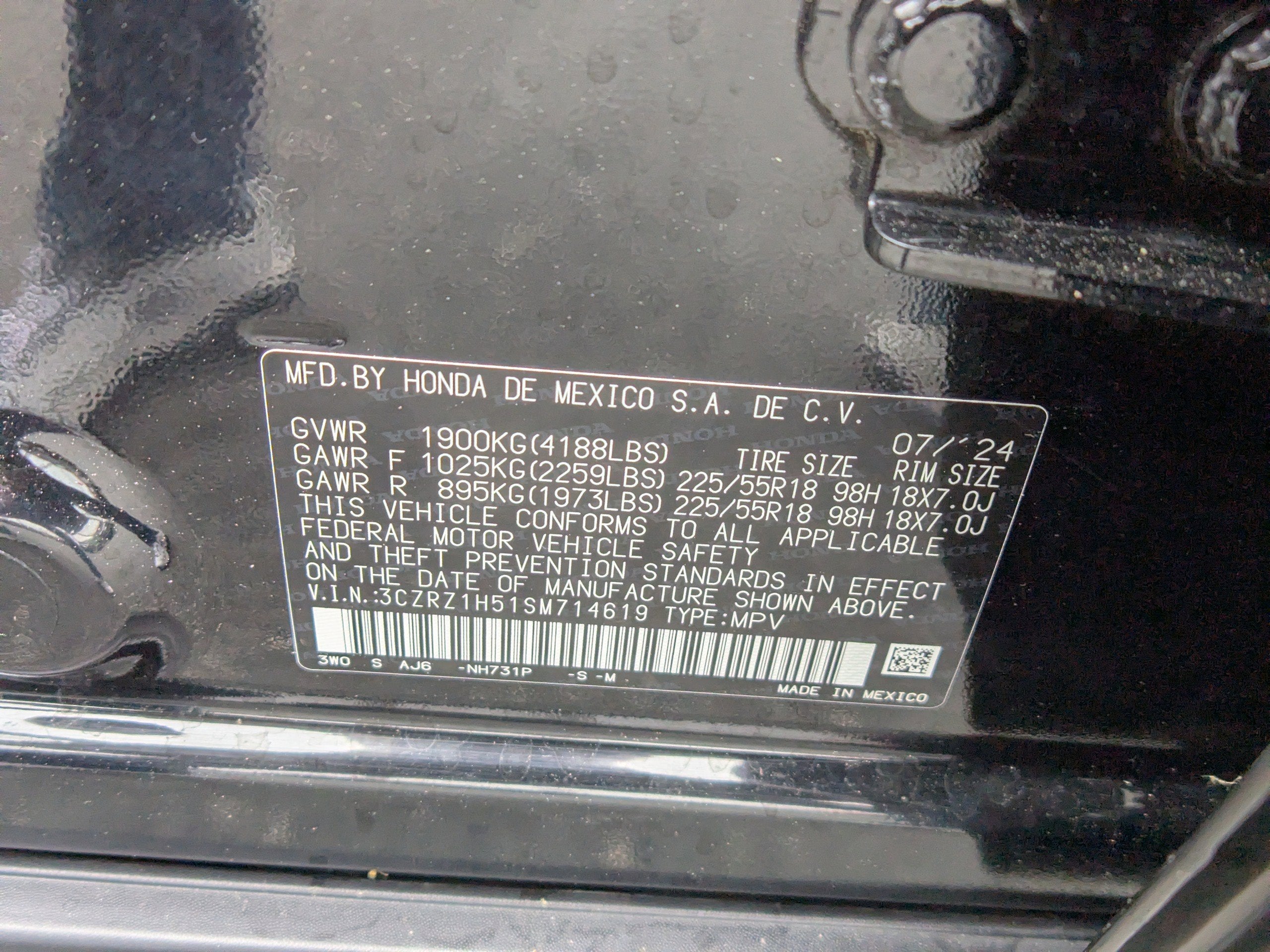 2025 Honda HR-V Sport