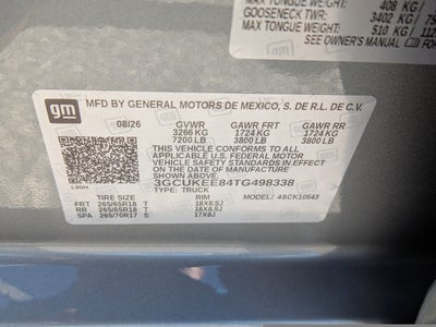 2026 Chevrolet Silverado 1500 RST