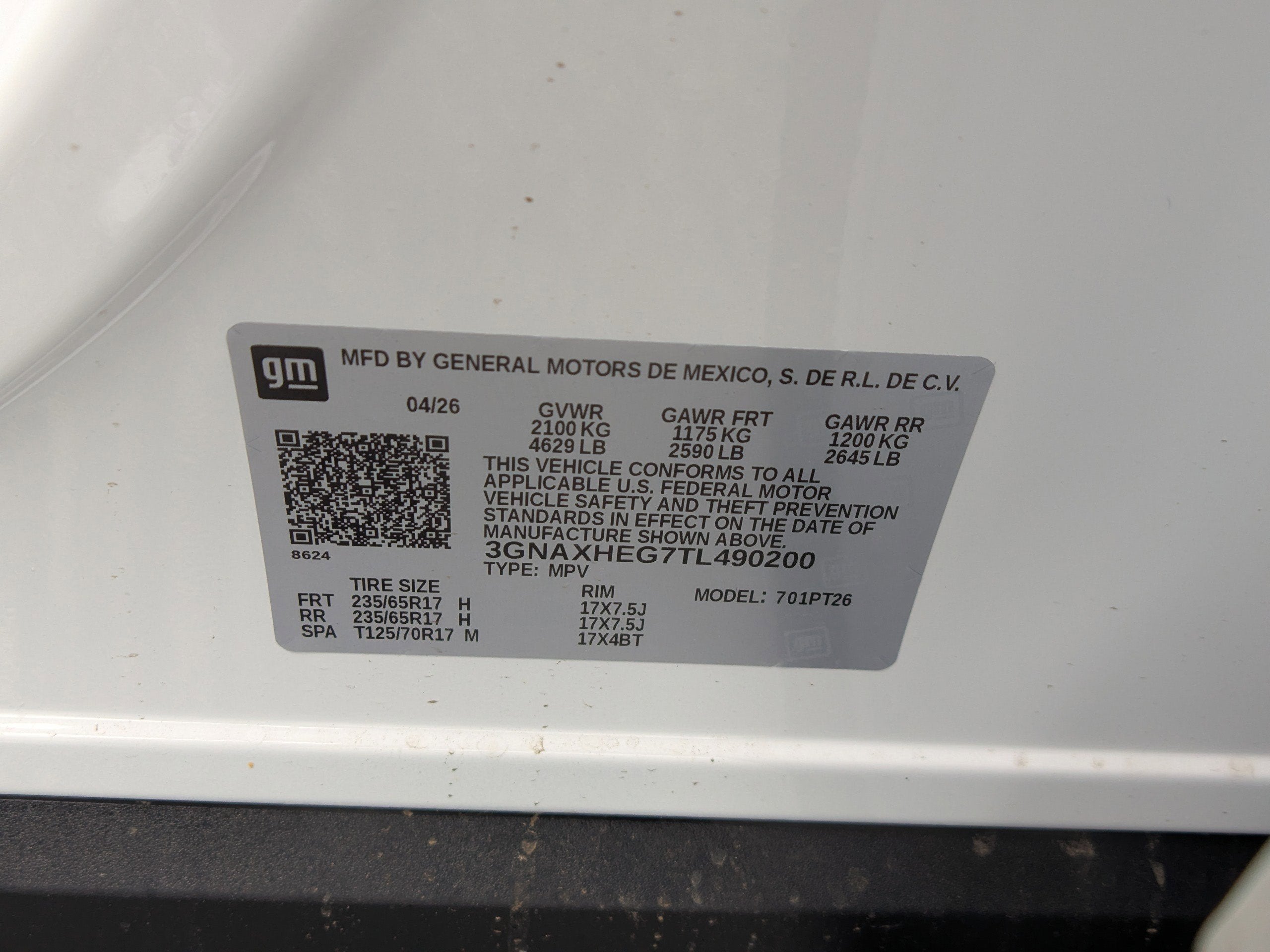 2026 Chevrolet Equinox LT