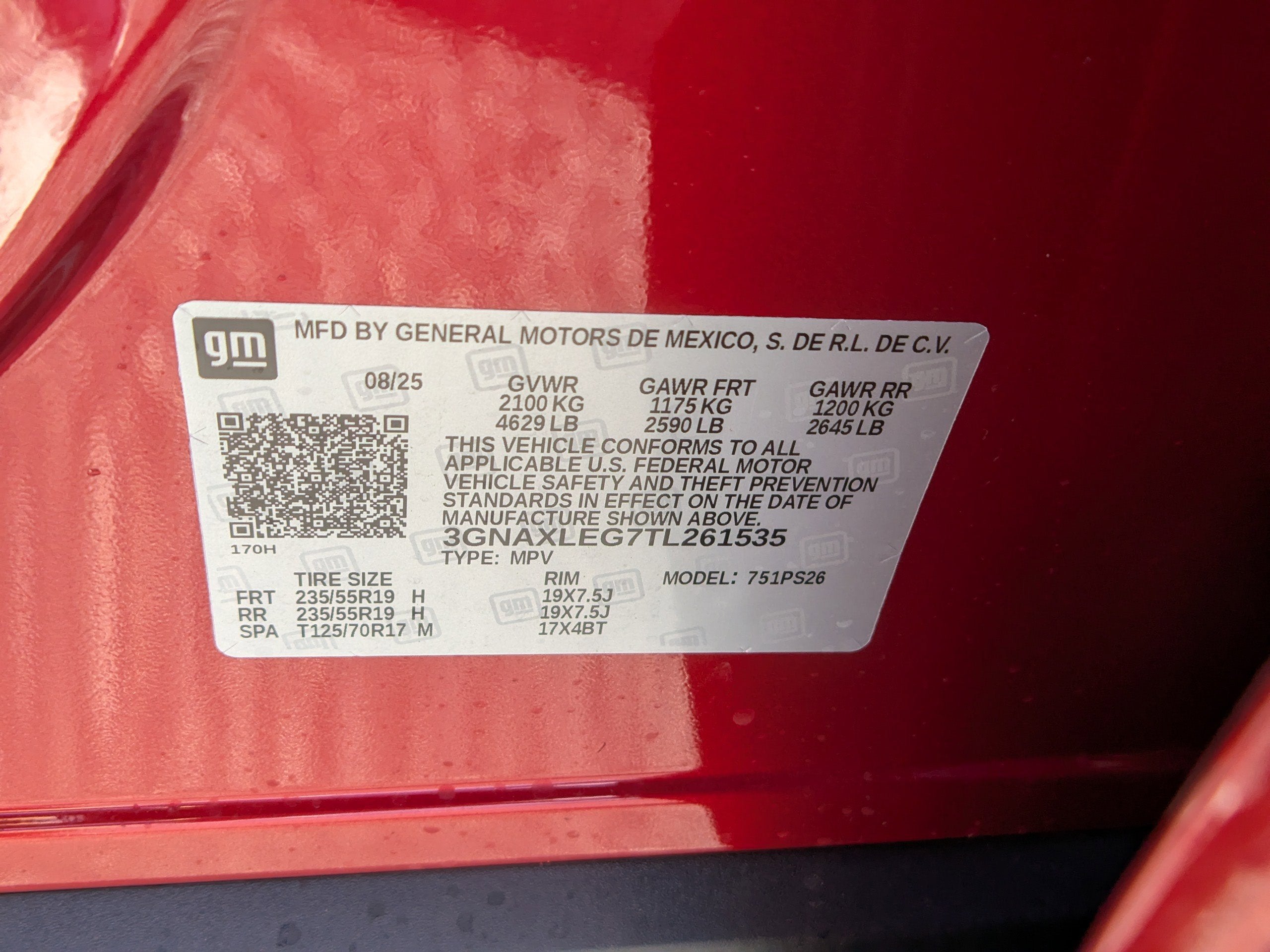 2026 Chevrolet Equinox RS