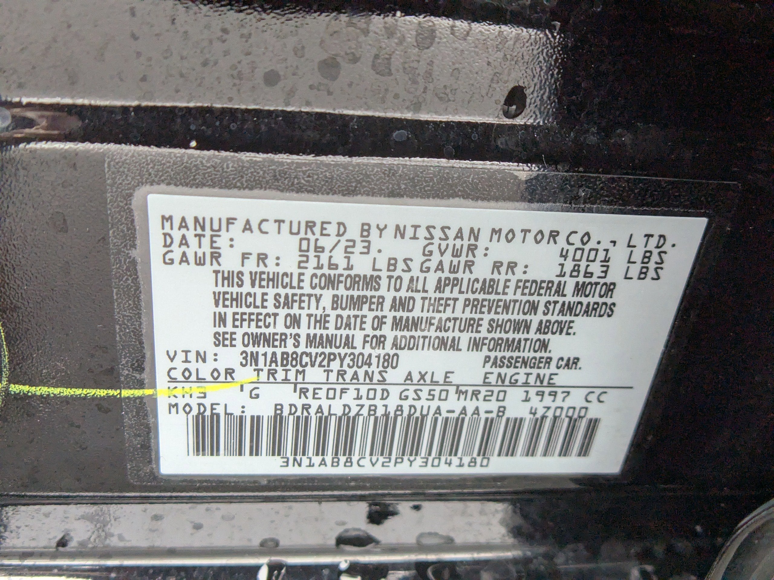 2023 Nissan Sentra SV