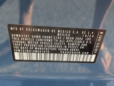 2025 Volkswagen Jetta SE