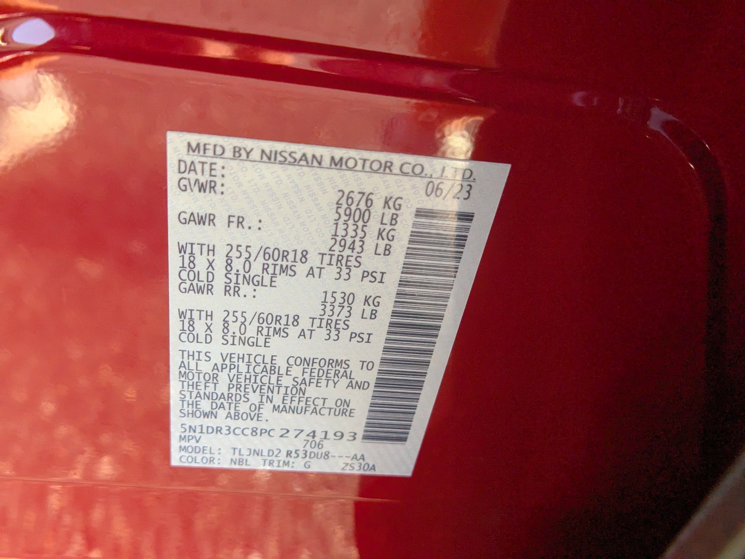 2023 Nissan Pathfinder SL