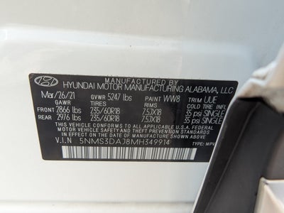 2021 Hyundai Santa Fe SEL