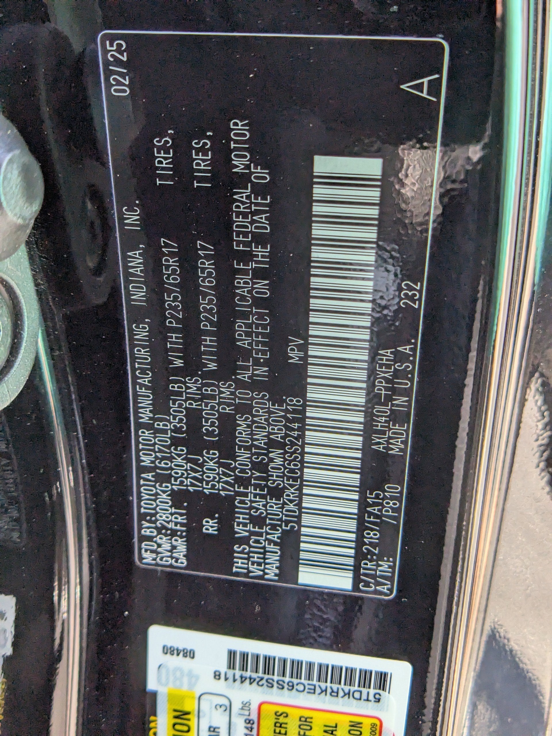 2025 Toyota Sienna LE