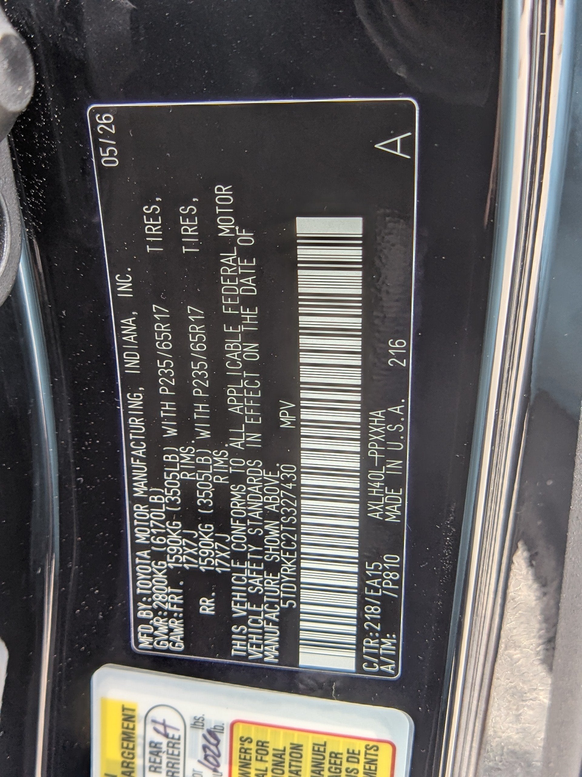 2026 Toyota Sienna XLE
