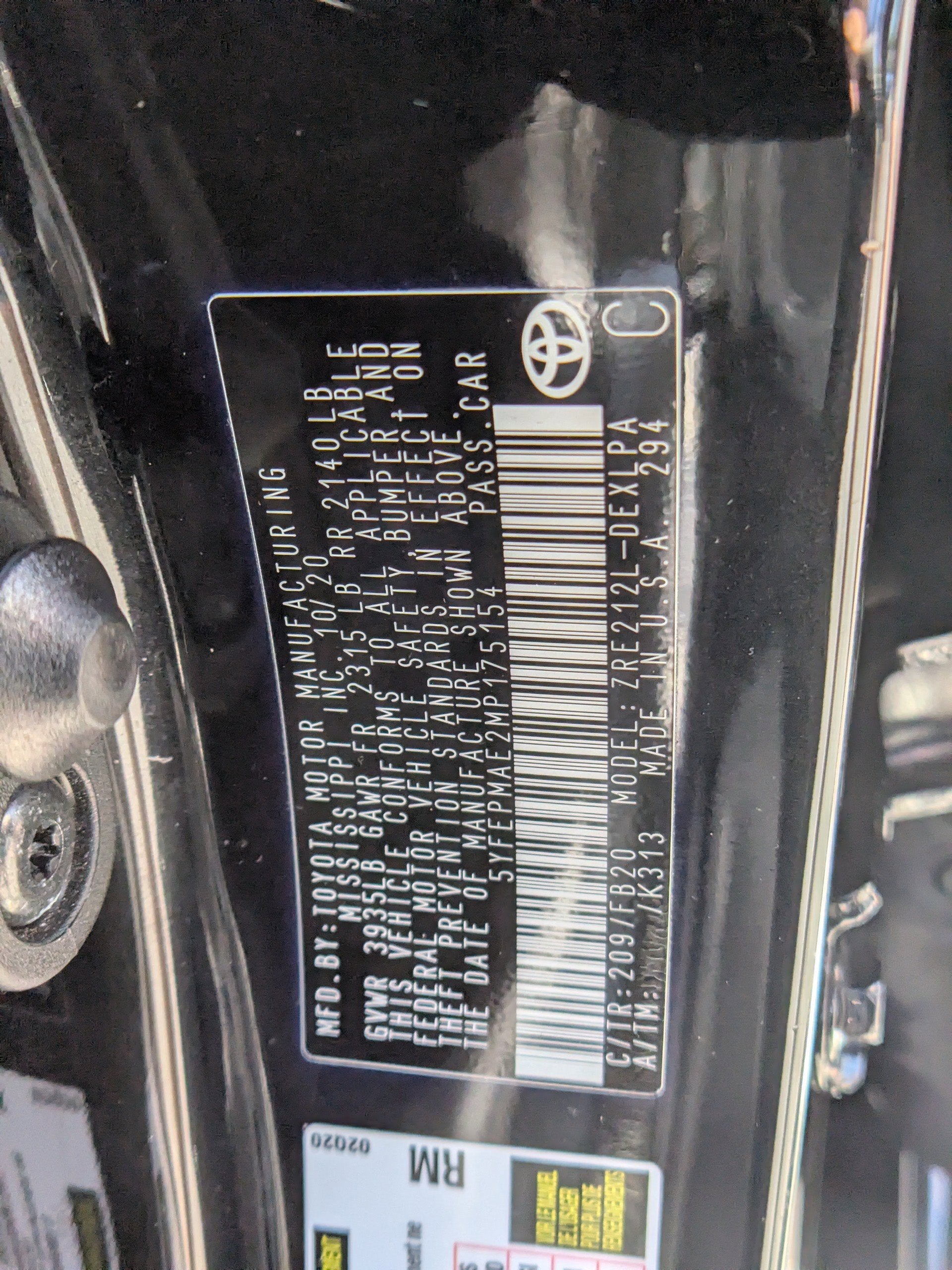 2021 Toyota Corolla LE
