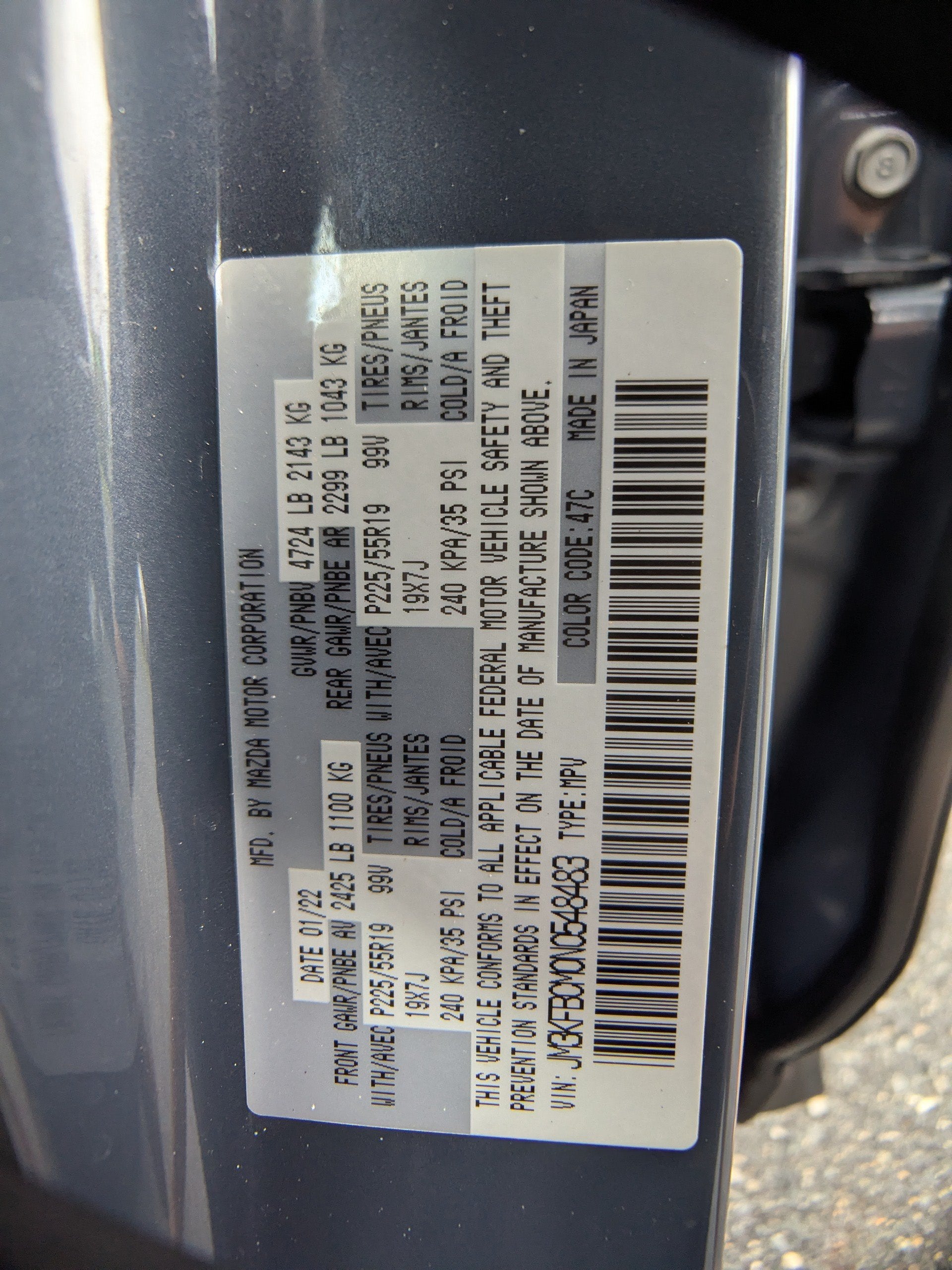 2022 Mazda Mazda CX-5 2.5 S Carbon Edition