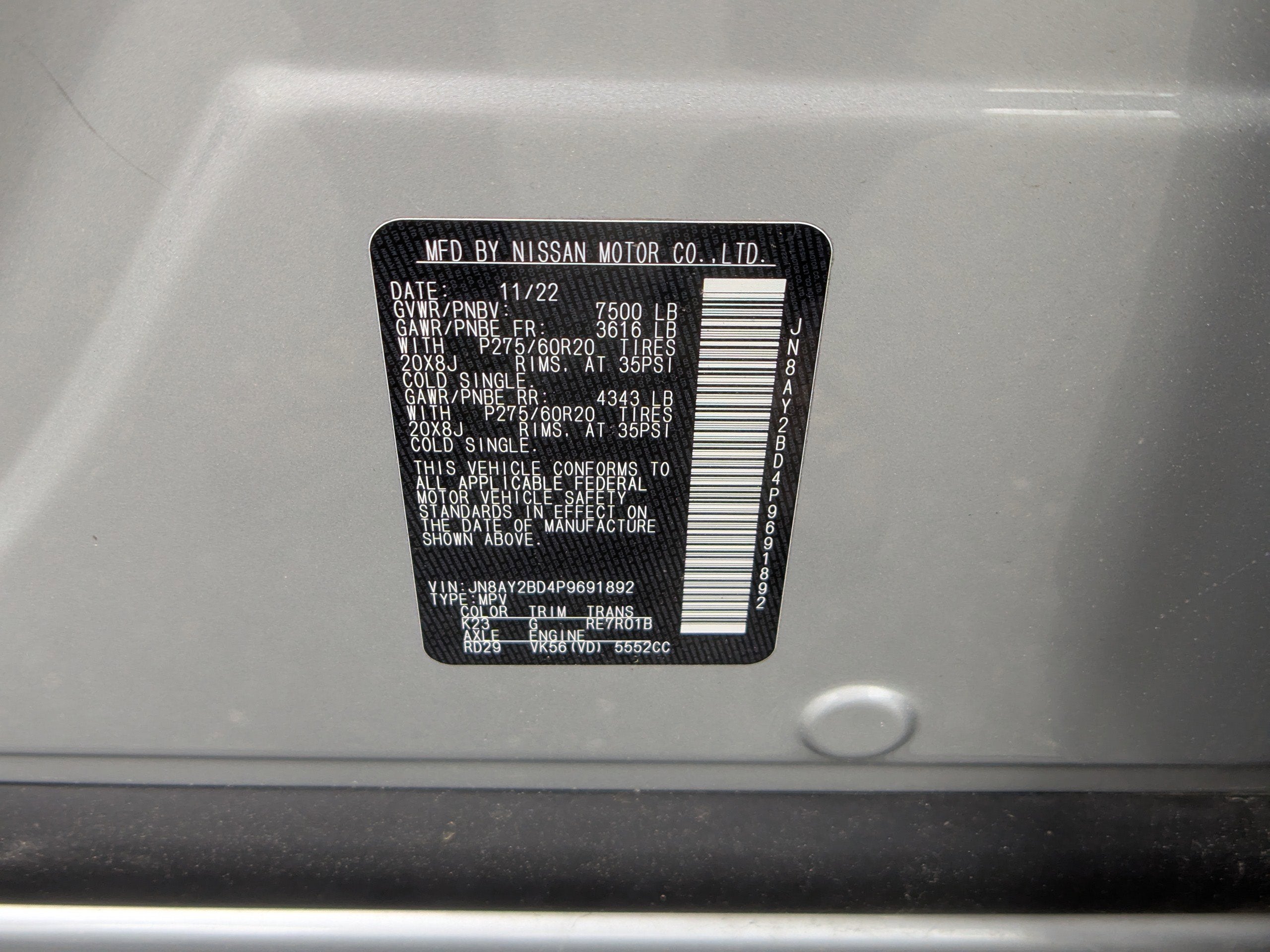 2023 Nissan Armada SL