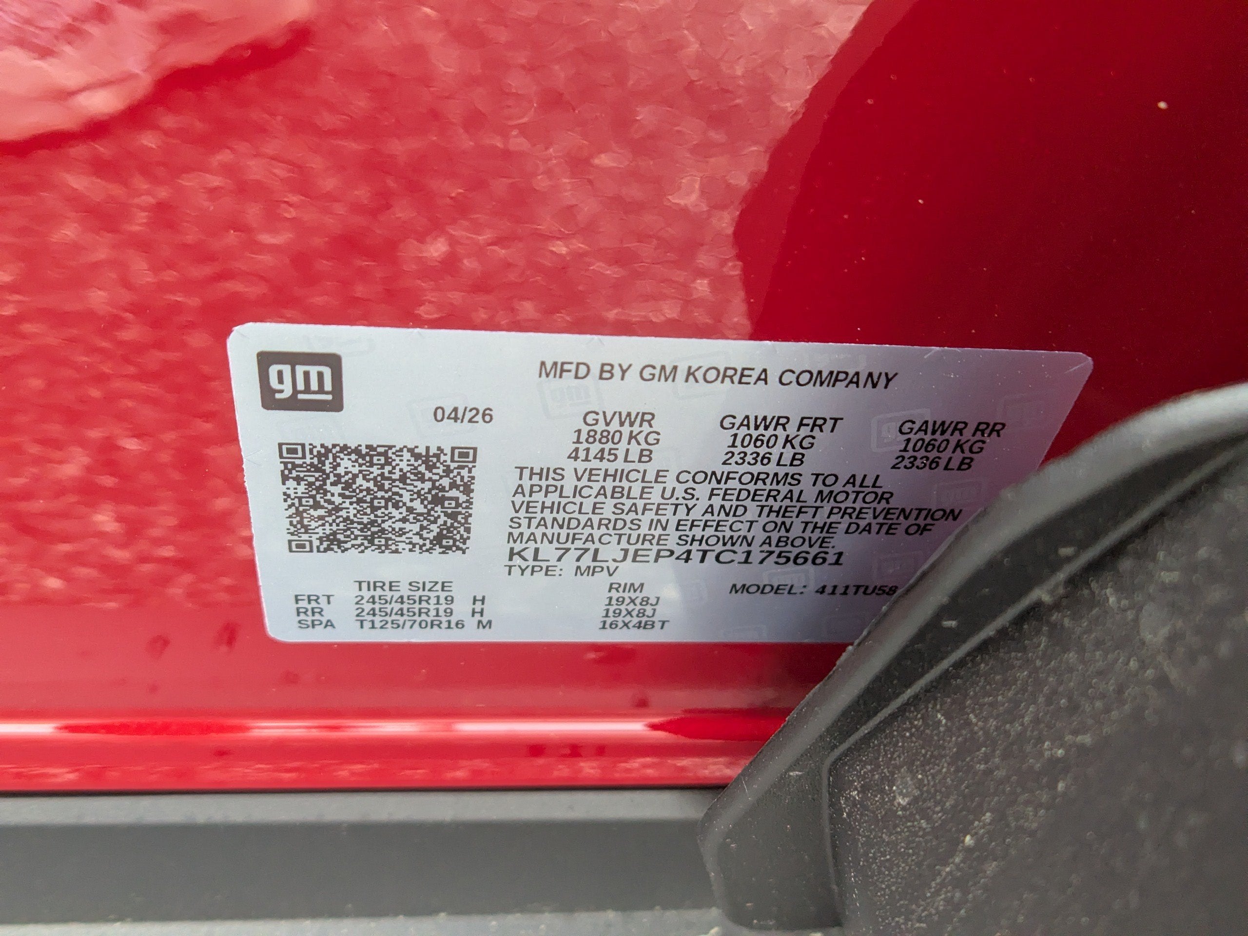 2026 Chevrolet Trax 2RS