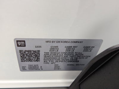 2026 Chevrolet Trax 2RS