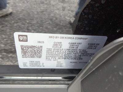 2026 Chevrolet Trax 2RS