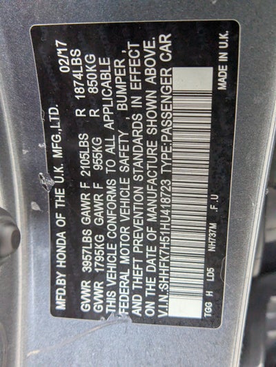 2017 Honda Civic EX