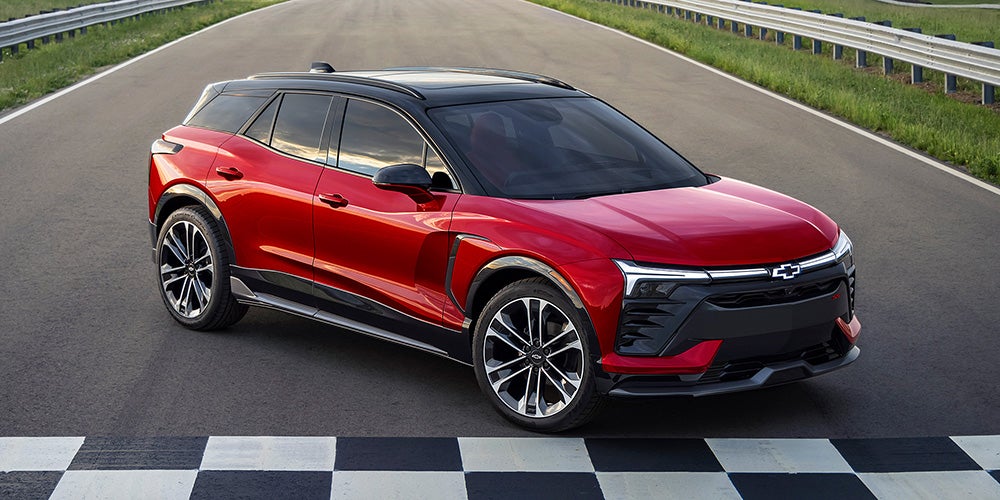 Exterior of the All-electric Blazer EV | Jerry's Chevrolet in Baltimore MD