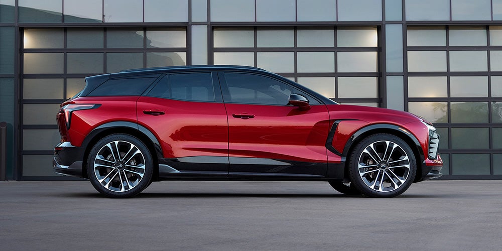 Side Exterior of the All-electric Blazer EV | Jerry's Chevrolet in Baltimore MD