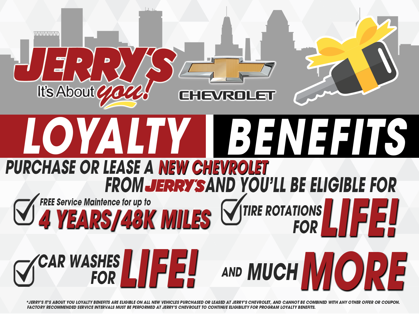 Jerrys Chevrolet Loyalty Benefits