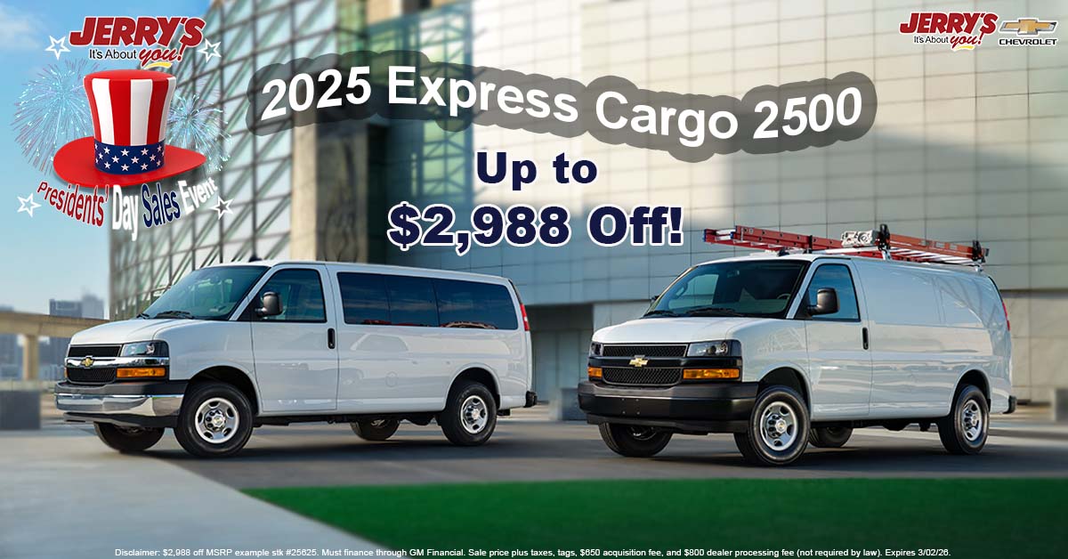 2025 Chevrolet Express Cargo 2500